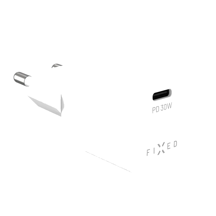 Netzladegerät Fixed Mini2, 30W, 3A, 1 x USB-C, Weiß