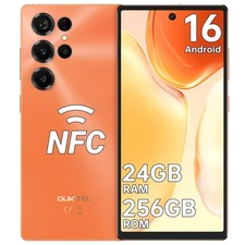 2026 OUKITEL C66 Android 16 Smartphone Ohne Vertrag 256GB Handys 6,73 Zoll NFC