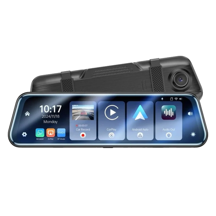 Yesido KM24 Auto-Kamera mit Carplay / Android Auto, 4K, 9.66 Zoll Display