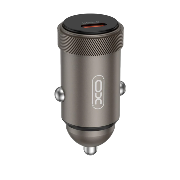 Auto-Ladegerät XO Design CC70, 30W, 3A, 1 x USB-C, Schwarz