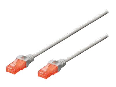 Digitus Patch-Kabel RJ-45 (M) zu RJ-45 (M) 0.5m CCA U/UTP Cat 6 grau (DK-1612-005)
