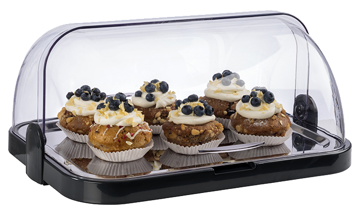 APS Buffet-Vitrine, schwarz