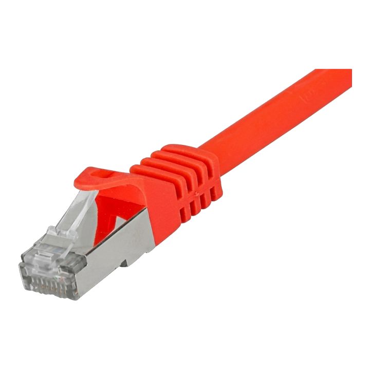 Patchk.CAT7/6a S/FTP 2m red RJ45 Halogenfrei (LSZH)