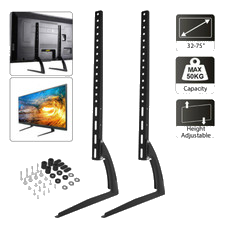 32-75 Zoll TV Ständer Fernseher Standfuß Universal Höhenverstellbar Halterung DE
