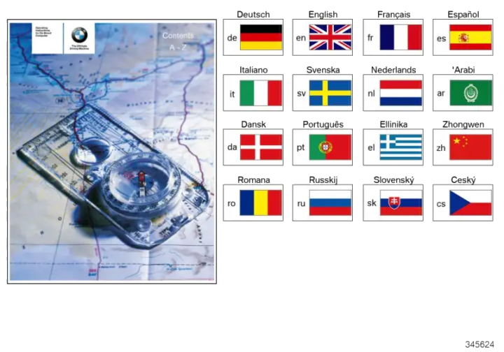 BMW Betriebsanleitung Deutsch Bordmonitor+TV+Navi 01400155580 - B