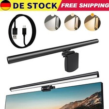 Computer Monitor Lampe LED Dimmbar Schreibtischlampe Bildschirmlampe Touch USB