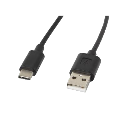 LANBERG USB-C(M)->USB-A(M)2.0 Kabel 1,8m schwarz