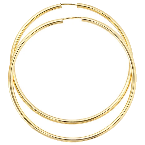 Creolen rund 333 Gold Gelbgold Ohrringe Goldohrringe Goldcreolen