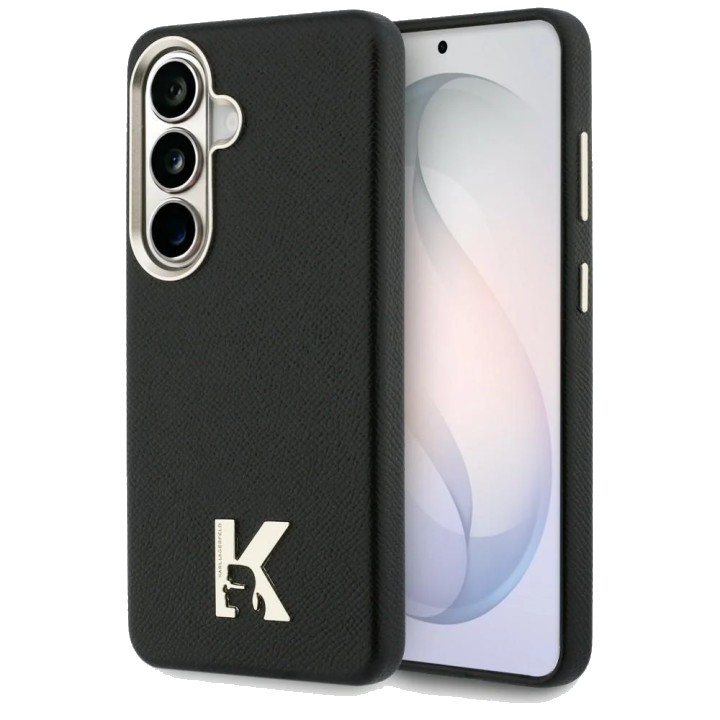 MagSafe Hülle für Samsung Galaxy S26 S942, Karl Lagerfeld, Karl Head Logo, Schwarz