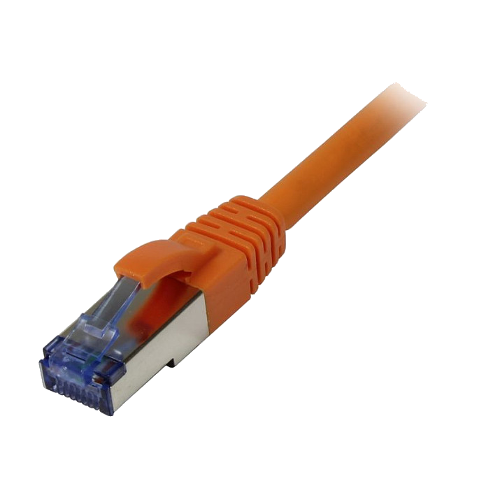 Synergy21 Patchkabel RJ45, CAT6A 500Mhz, 1,5m, orange, S-STP(S/FTP), Komponent getestet(GHMT certified), AWG26,