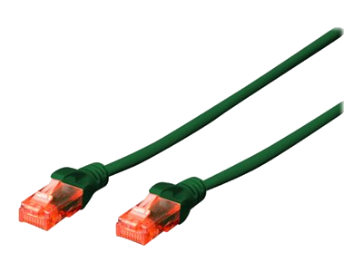 Digitus Patch-Kabel RJ-45 (M) zu RJ-45 (M) 1m Kupfer U/UTP Cat 6 grün (DK-1617-010/G)