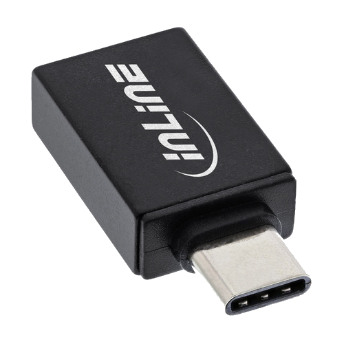 InLine® USB 3.2 Gen.2 Adapter, USB-C Stecker an USB A Buchse, OTG