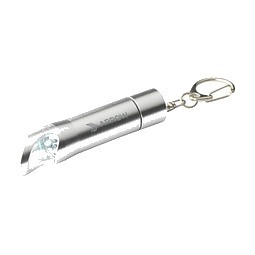 Taschenlampe mit Flaschenöffner, silber