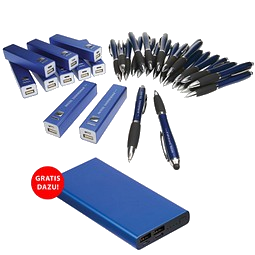 Werbe-Sparset Energy, 211-tlg, inkl. Druck, blau