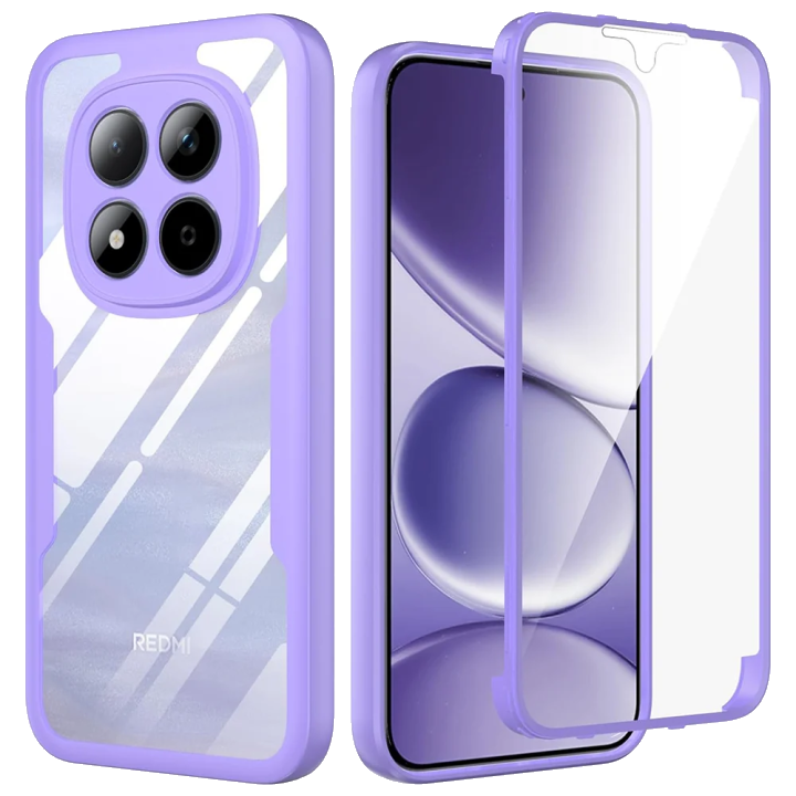 Hülle für Xiaomi Redmi Note 15 Pro 5G, Techsuit, ColorVerse 360, Lila