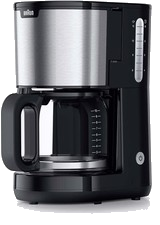 Braun PurShine KF 1500 BK Kaffeemaschine - Filterkaffeemaschine mit Glaskanne