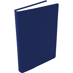 Agenda-Handwerker-Notizbuch kariert, dunkelblau