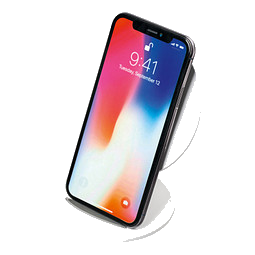 reeves® Wireless charging stand Venice II, weiß