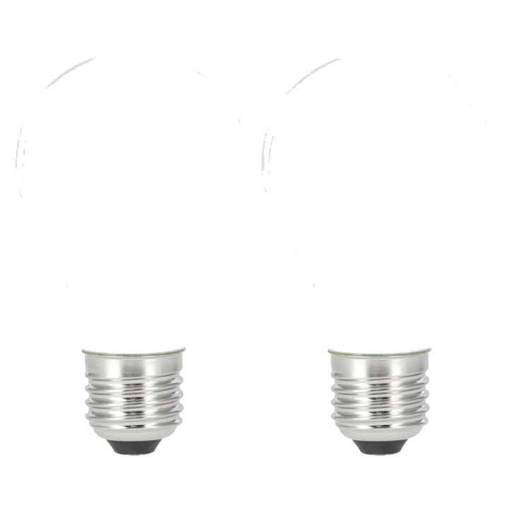LED-Filament, E27, 806lm ersetzt 60W, Glühlampe, Matt, Warmweiß, 2 Stück (00112904)
