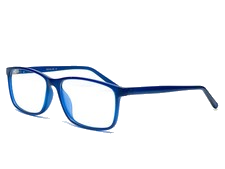 Unisex PC-Brille Computerbrille Kunststoff Brille blau leicht +1,0 bis +5,0 Neu