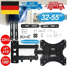 TV Wandhalterung Wandhalter LCD LED Fernseher 32-55 Zoll schwenkbar neigbar 55"