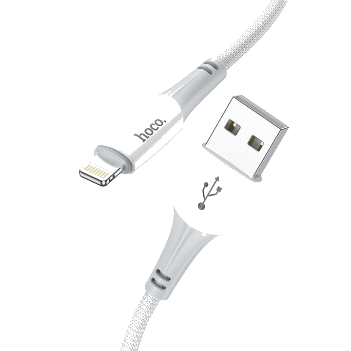 USB-A - Lightning Daten- und Ladekabel HOCO X70, 18W, 1m, Weiß