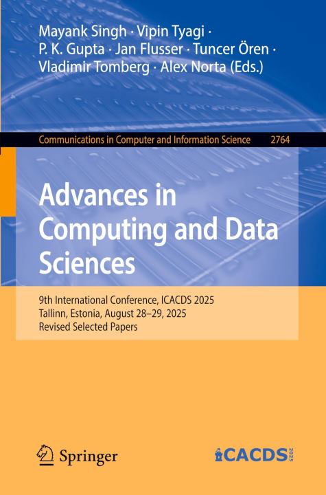 Advances in Computing and Data Sciences
