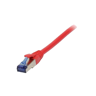 Synergy21 Patchkabel RJ45, CAT6A 500Mhz, 0,5m, rot, S-STP(S/FTP), TPE/LSZH(Superflex), AWG26,
