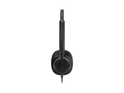 HP Poly Mission 425 Stereo-USB-Headset, kabelgebunden KI-optimierte Unterdrückung von Übertragungsgeräuschen, Superbreitband-Audio, Microsoft Teams-ze