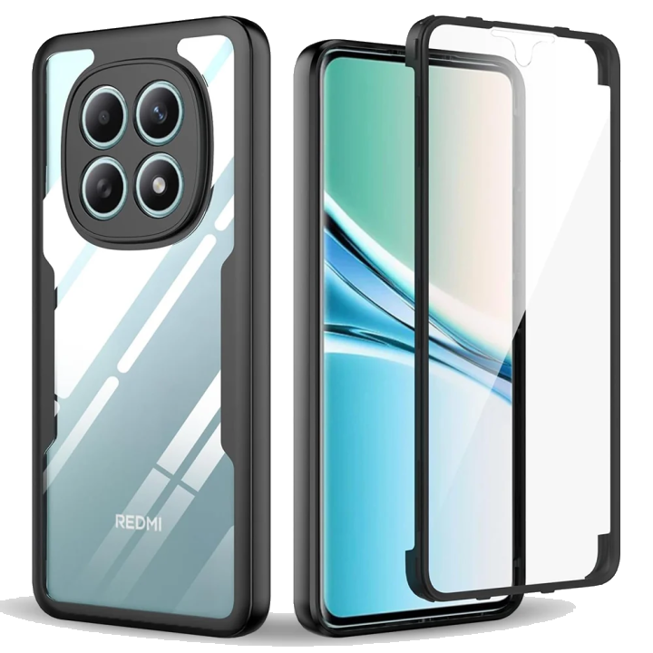Hülle für Xiaomi Poco M8 / Redmi Note 15 5G, Techsuit, ColorVerse 360, Schwarz
