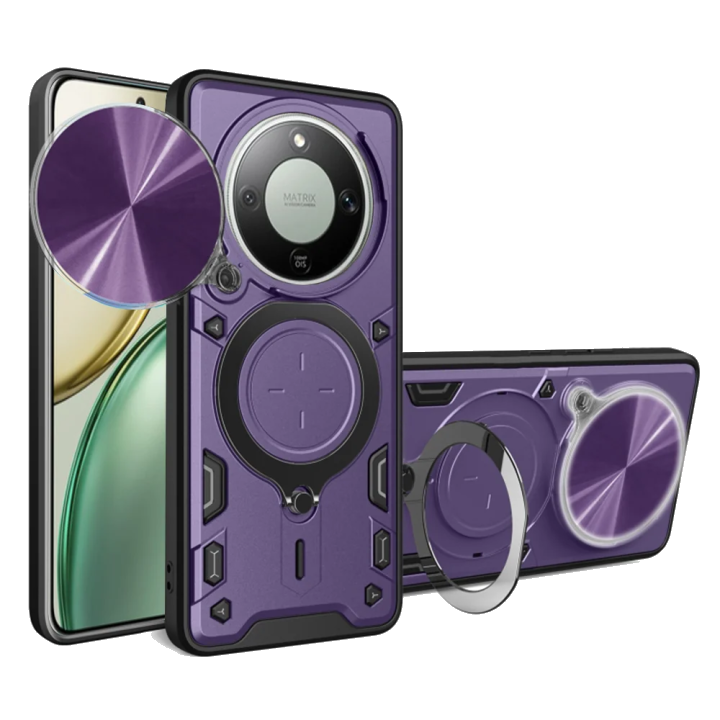 Hülle für Honor Magic8 Lite, Techsuit, CamGuard Pro, Lila