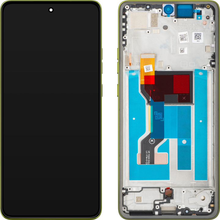 Display mit Touchscreen Motorola Moto G86 Power, mit Rahmen, Gelb (Golden Cypress), Service Pack 5D68C30653