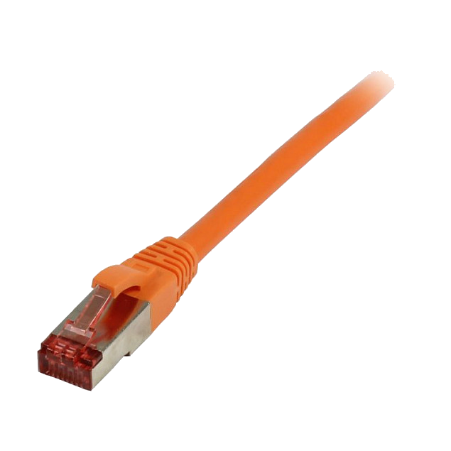 Synergy21 Patchkabel RJ45, CAT6 250Mhz, 0,15m orange, S-STP(S/FTP), TPE/LSZH(Superflex)
