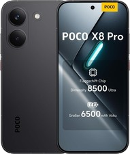 XIAOMI Poco X8 Pro 5G Smartphone 8GB+256GB 6500mAh NFC IP68 schwarz – Neu & OVP