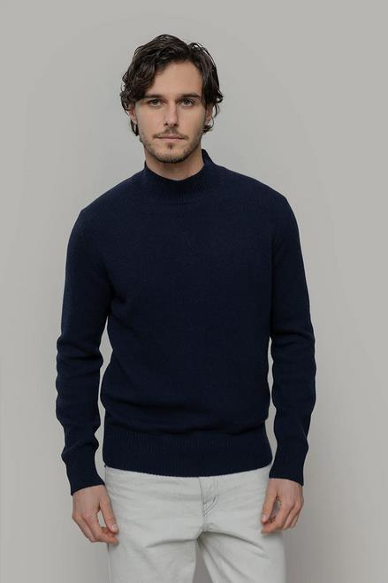 Rifò - Circular Fashion Made in Italy Stehkragenpullover aus recycteltem Kaschmir Modell: Clemente