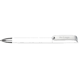 RITTER PEN Drehkugelschreiber Glossy, blaue Mine, weiß