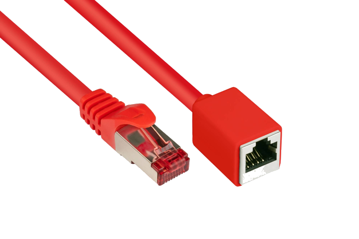 Good Connections Cat.6 Patchkabelverl. S/FTP rot 0,5m