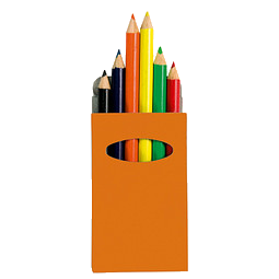 Buntstifte 6-teilig, Orange