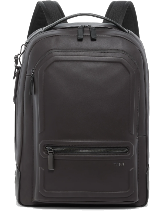 Tumi Harrison Bradner Leder-Rucksack Espresso Brown Bombe