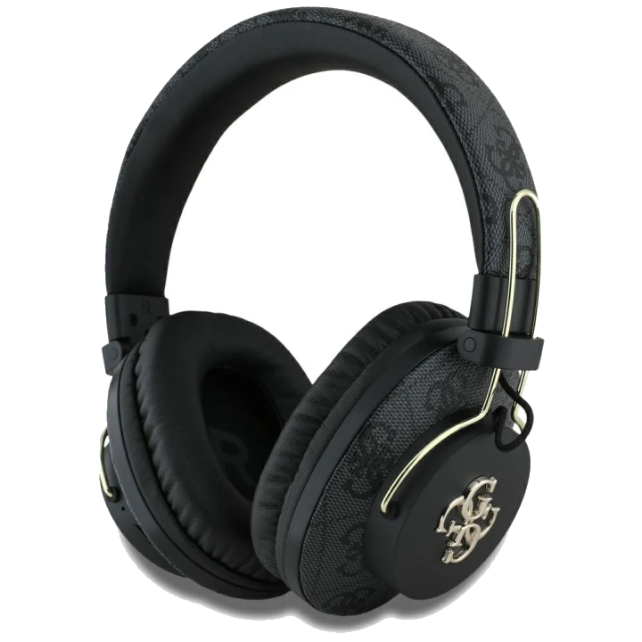 Handsfree Bluetooth Guess 4G Metal Logo, A2DP, Schwarz