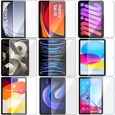 9H Hartglas f. iPad Samsung Lenovo Huawei Xiaomi Tablet Schutzglas HD Folie opt.