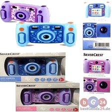 Kinderkamera Multifunktions Digitalkamera Vorder + Rückkamera Silvercrest NEU