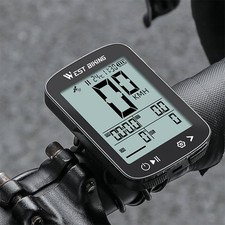 Fahrradcomputer kabellos GPS Tacho Fahrrad Wasserdicht IPX7 20h Akku 2,4"Display