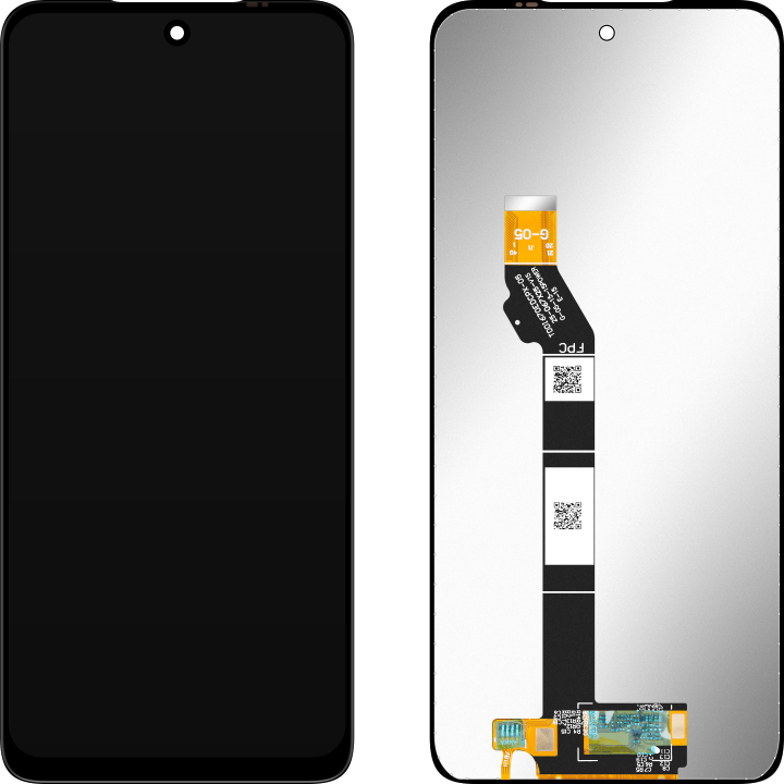 Display mit Touchscreen MP kompatibel mit Motorola Moto E15 / G05