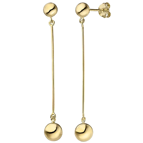 Ohrhänger 925 Sterling Silber gold vergoldet Ohrringe Ohrstecker