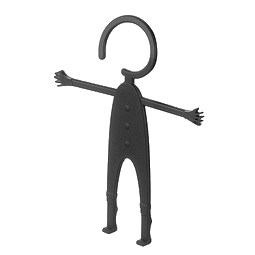 Handyhalter Mr. Hook, schwarz