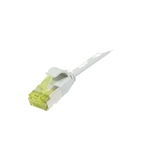 Synergy21 Patch cable RJ45 - CAT6A 500Mhz - 0.15m - gray - U/FTP - slimline round d 3.8mm - TPE/LSZH(Superflex
