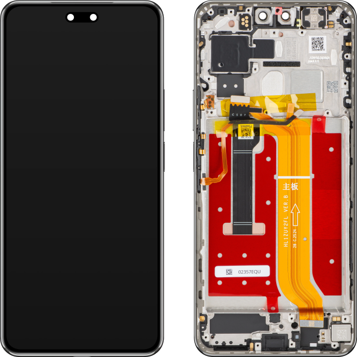 Display mit Touchscreen Huawei nova 14 Pro, mit Rahmen, Schwarz, Service Pack 02357EQT