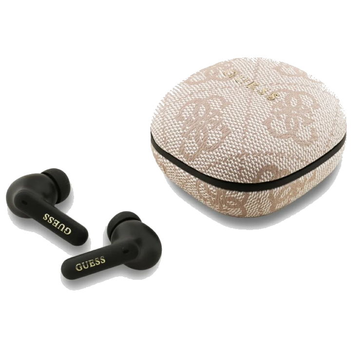 Handsfree Bluetooth Guess 4G Classic Metal Logo, TWS, Rosa