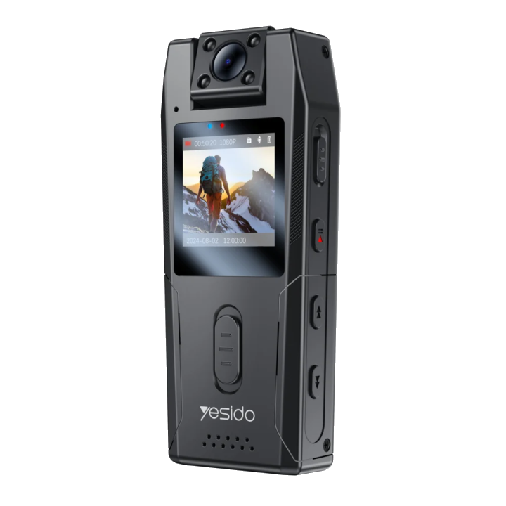 Sportkamera Yesido KM25, 1080P, 1,3-Zoll-Display, Schwarz
